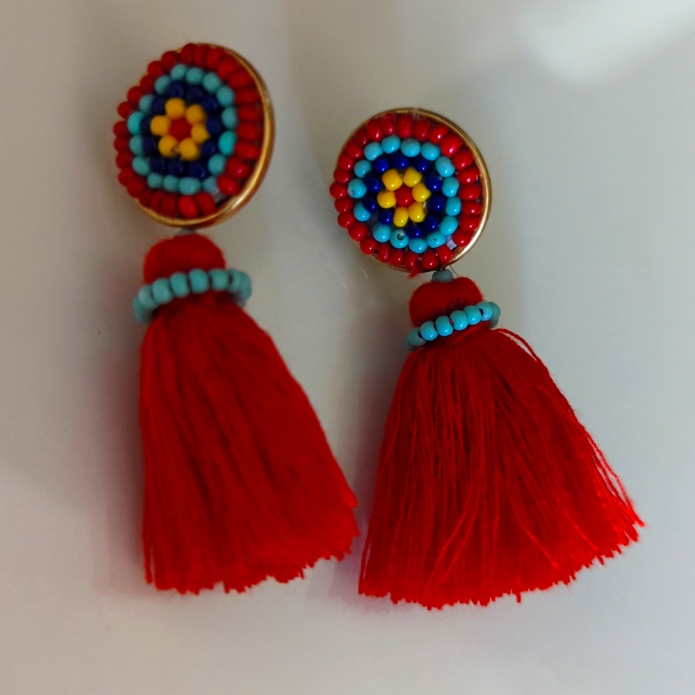 JCrew tassel earrings